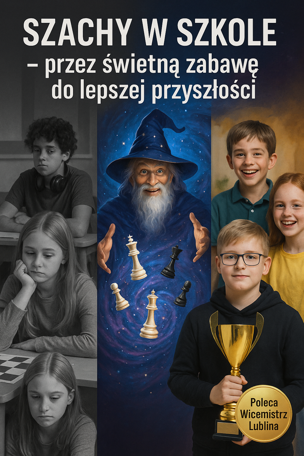 Integracja dzieci przy szachownicy